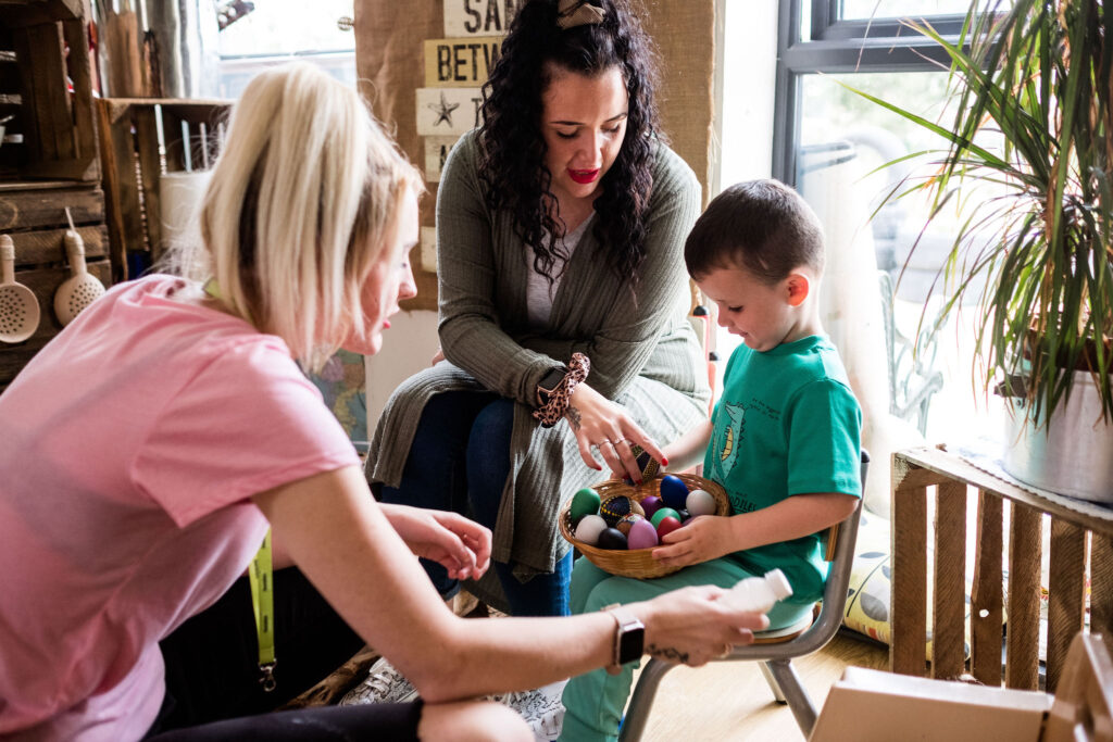 Early Years Support Staff with Child